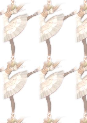 Beautiful Pink Ballerina Vellum