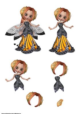 Butterfly Fairy Step by Step