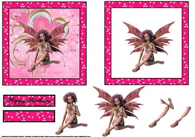 Pink Fairy Step by Step