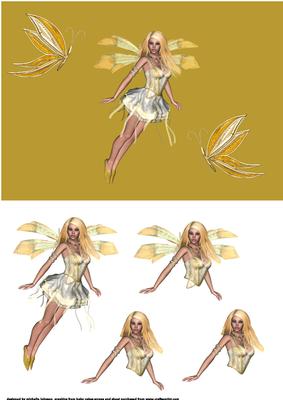 Golden Fairy Card Front