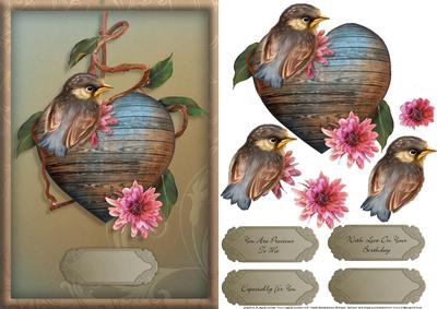 In the Heart of the Woodland Card Front