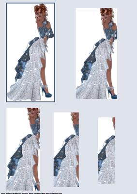 Lady in Blue Pyramid