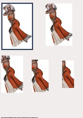 Lady in Orange Pyramid