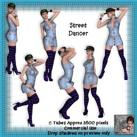 6 Street Dancer Poser Tubes