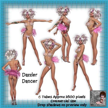 6 Dazzler Dancer Poser Tubes