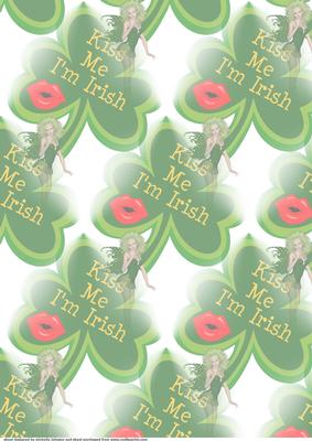 Kiss Me I'm Irish Vellum