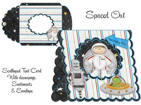 Spaced Out Scalloped Tent Card Kit