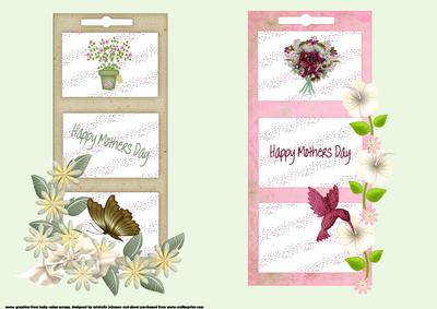 Mothers Day Butterfly and Hummingbird Topper