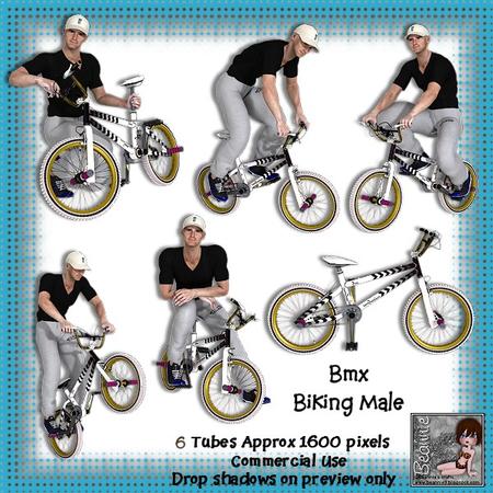 6 Bmx Biking Male Poser Tubes