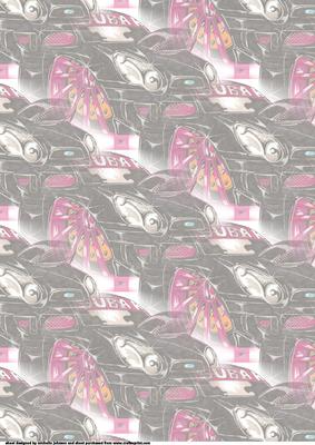 Pink & Black Subaru Vellum