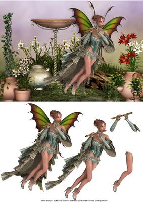 In the Fairy Garden Card Front