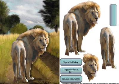 King of the Jungle Card Front