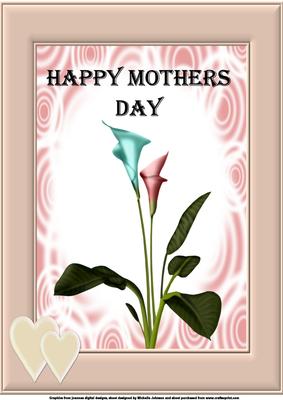 A4 Calla Lily 2 Card