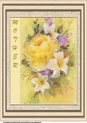 A4 Yellow Roses Mother Card