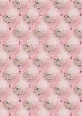 Background for 1920's Lady in Pink Card