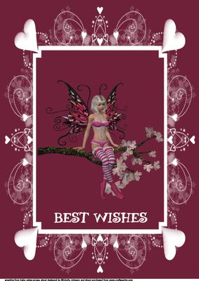 A4 Sweet Fairy Card