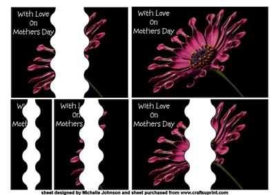 African Daisy Mothers Day Wavey Edge Stacker
