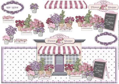 Flower Shop Over the Top Large Card