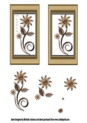 Mother Brass Flower Step by Step