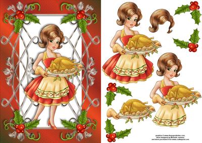 The Turkey is Ready Card Front 1