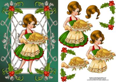 The Turkey is Ready Card Front 3