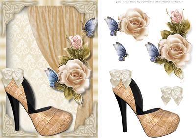 Shoe Show and Glory Roses Card Front