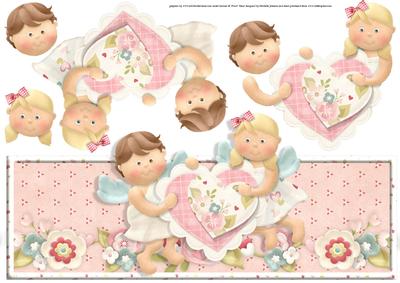 Cupid Over the Top Large Card 1