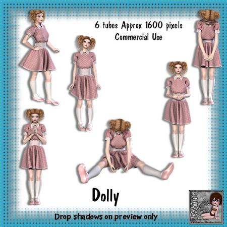6 Dolly Poser Tubes