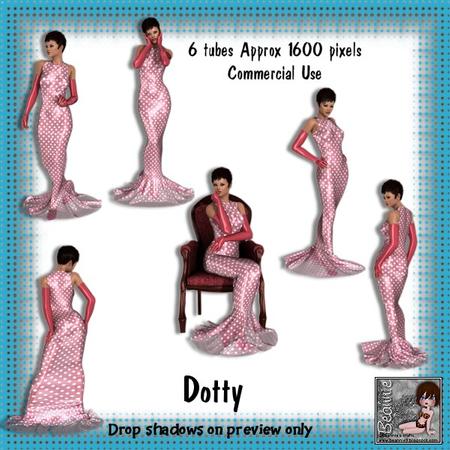 6 Dotty Poser Tubes