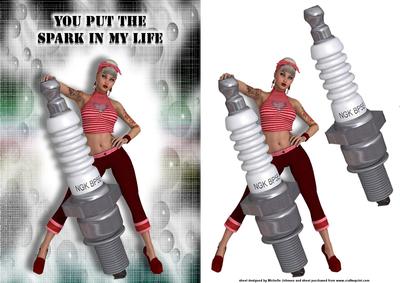 Spark in My Life Card Front