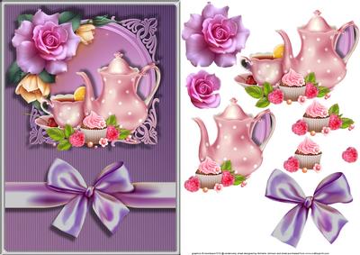 Tea and Cupcakes Card Front