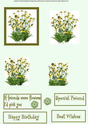 Black Eyed Flowers Pyramid