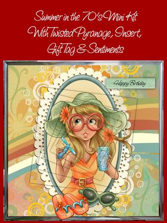 Summer in the 70's Twisted Pyramage Mini Kit