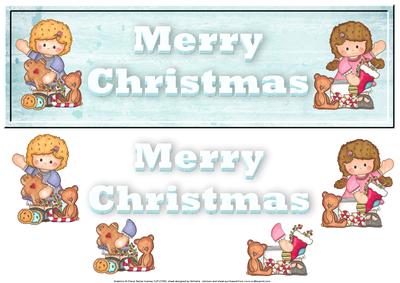 Christmas Cuties Dl Card