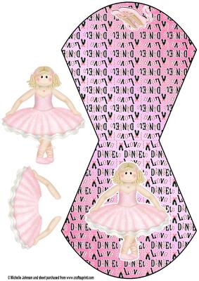 Love to Dance Female Birthday Wobble Card