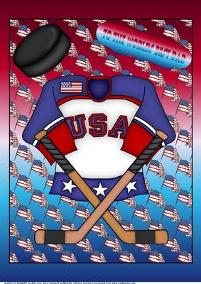 A4 Hockey Dad Card