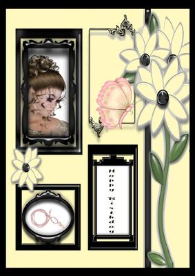 A4 Happy Birthday Window Female Card