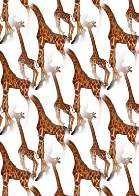When I Grow Up I Want to Be Like You Giraffe Background