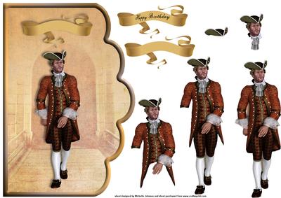 Francois Scalloped Edge Card Front