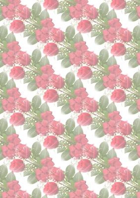Red Rose Bouquet Vellum