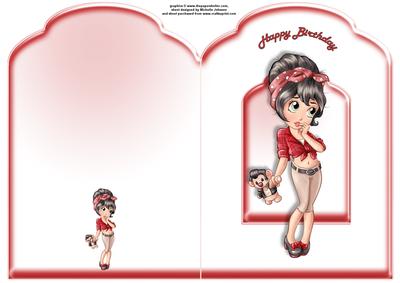 Me and My Elvis Scalloped Top Quick Card