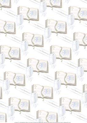 Boys Christening Vellum