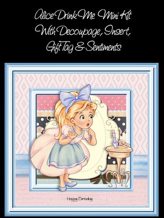 Alice Drink Me Mini Card Kit