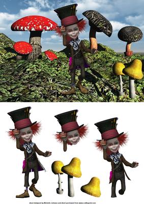 The Mad Hatter from Alice in Wonderland Card Front