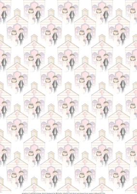 Just Married Wedding Day Vellum