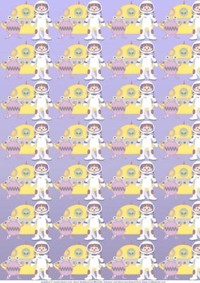 Cartoon Astronaut 3 Vellum