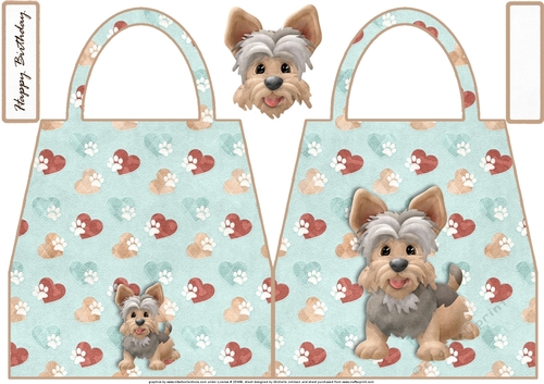 Doggie Handbag Shaped Card 4