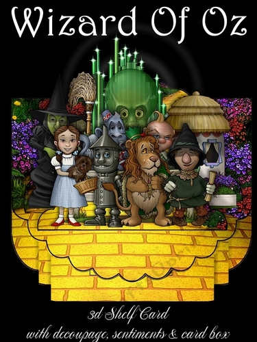 Wizard Of Oz 3D Shelf Card Kit