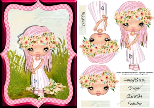 Flower Girl Card Front