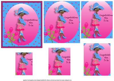 Mum to Be 1 Pyramid Pink